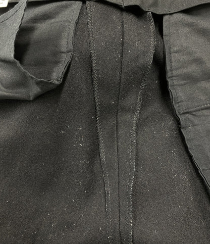 DRIES VAN NOTEN パンツ ブラック ウール ワイド 71-04-14-04012 レディース SIZE 34 ドリスヴァンノッテン