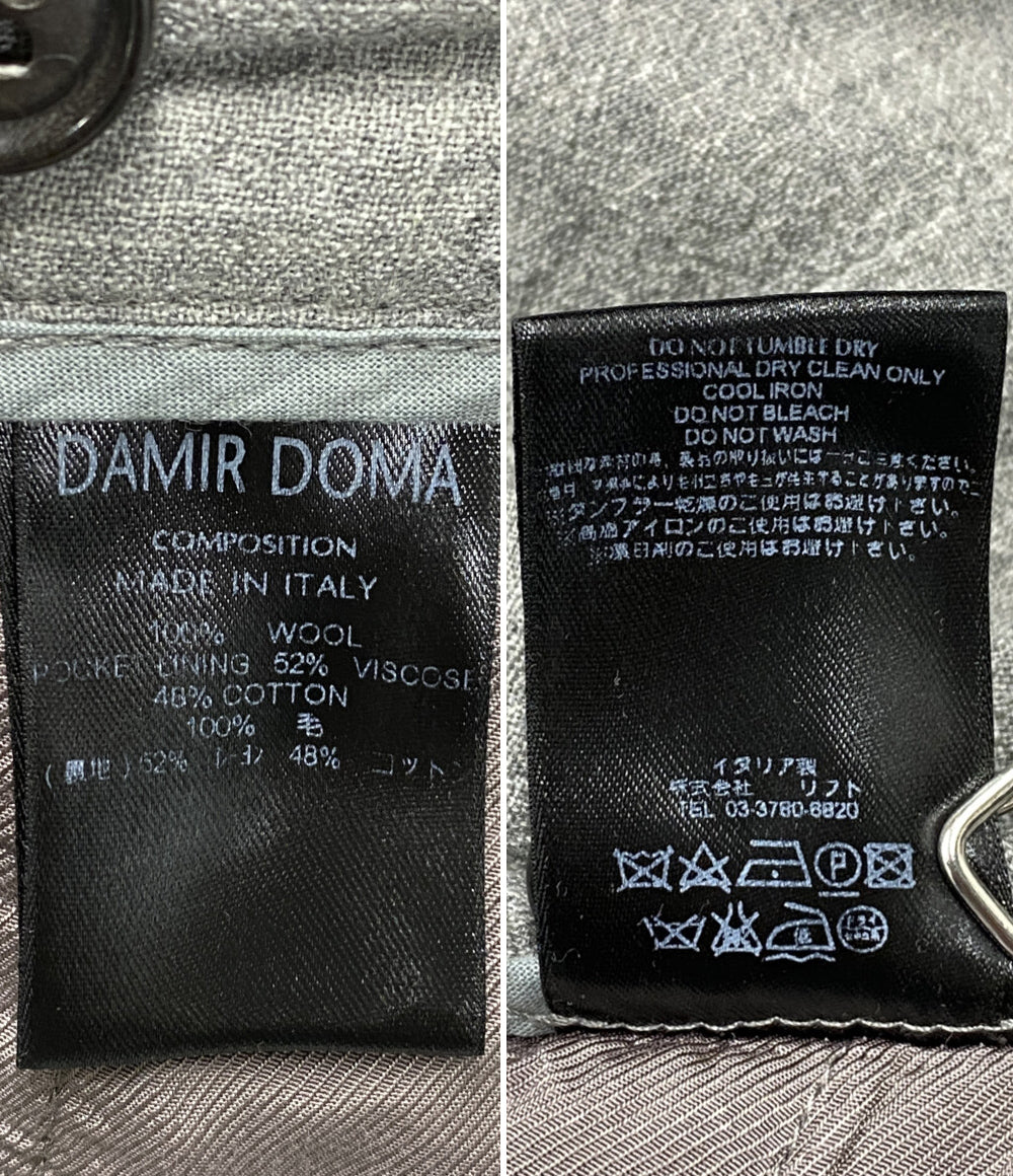 DAMIR DOMA パンツ グレー ウール 変形パンツ イタリア製 メンズ SIZE 44 ダミールドーマ