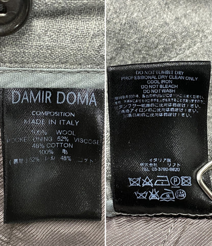 DAMIR DOMA パンツ グレー ウール 変形パンツ イタリア製 メンズ SIZE 44 ダミールドーマ