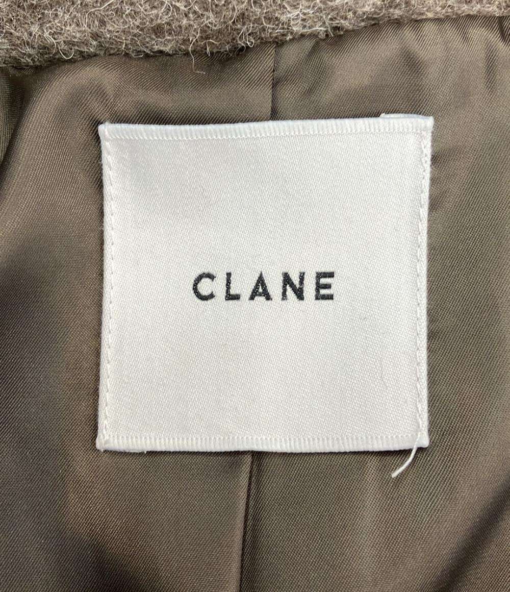 美品 CLANE ロングダブルコート 11101-0092 レディース SIZE 2 (M) クラネ