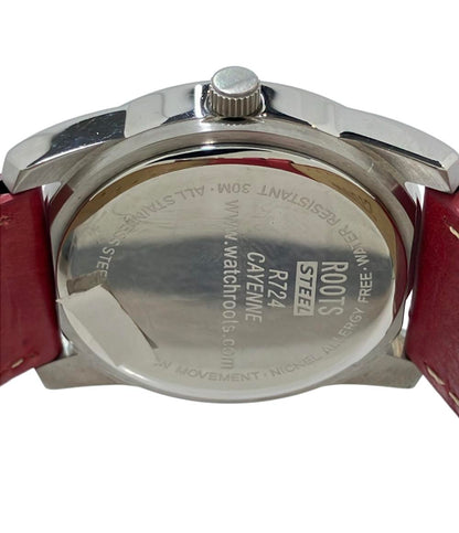 Roots 腕時計 クオーツ メンズ ルーツ