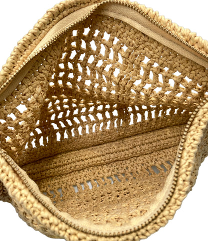 Tory Burch クラッチバッグ ラフィア ロゴ レディース トリーバーチ