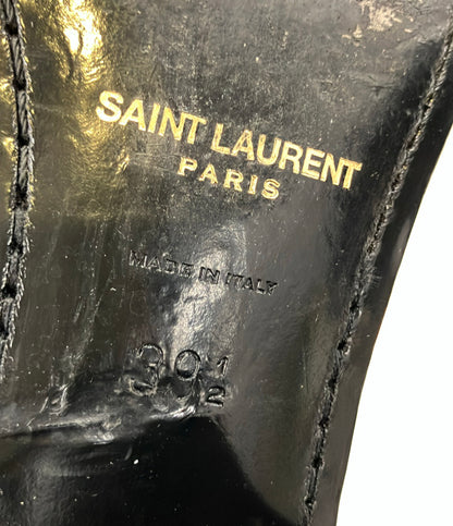 SAINT LAURENT ショートブーツ サイドジップ レディース SIZE 39 1/2 サンローラン