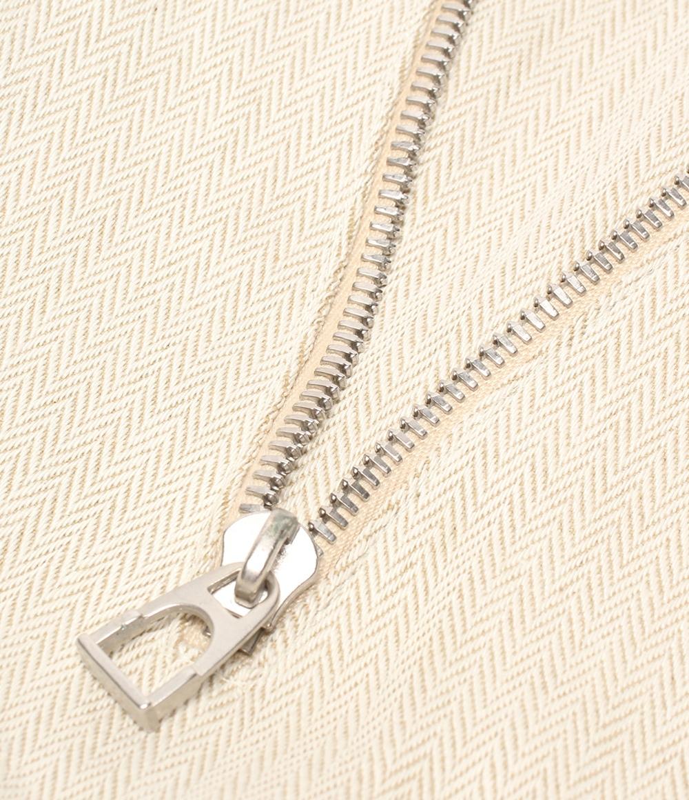 美品 HERMES ショルダーバッグ 斜め掛け ボディバッグ シルバー金具 トワルシェブロン キャバリエ レディース メンズ エルメス