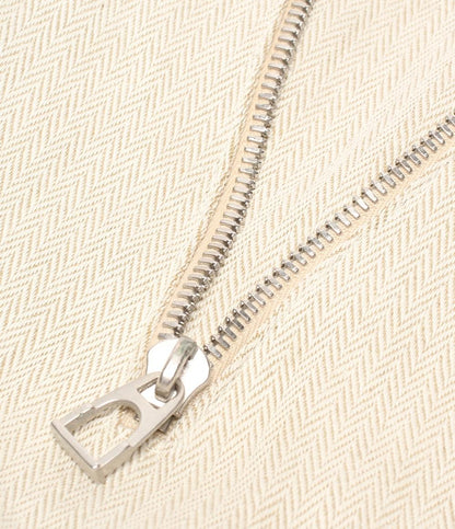 美品 HERMES ショルダーバッグ 斜め掛け ボディバッグ シルバー金具 トワルシェブロン キャバリエ レディース メンズ エルメス