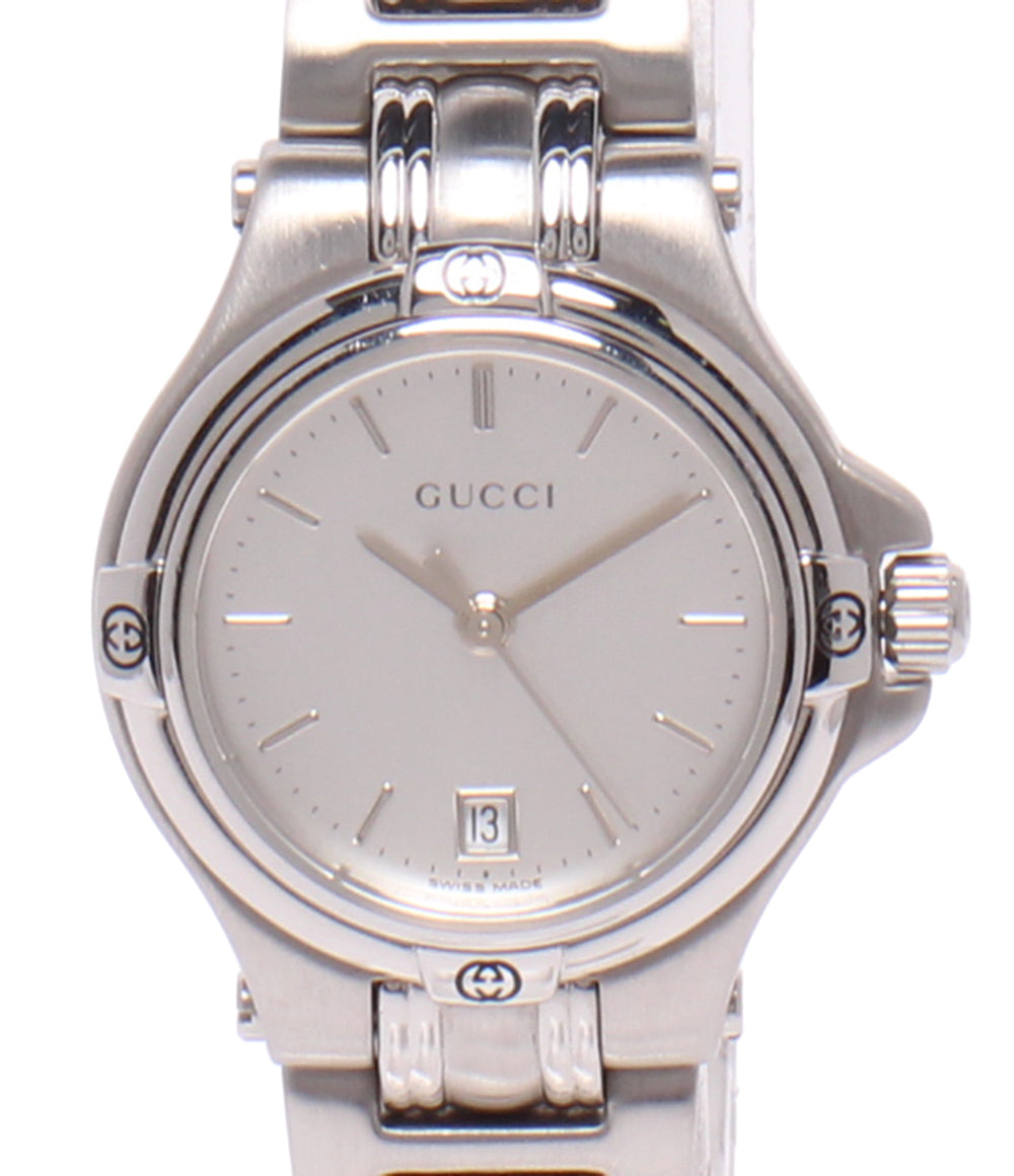 GUCCI 腕時計 クオーツ シルバー 9040L レディース グッチ