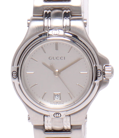 GUCCI 腕時計 クオーツ シルバー 9040L レディース グッチ