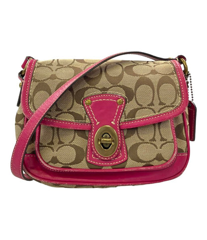 COACH ショルダーバッグ 斜め掛け シグネチャー 10566 レディース コーチ