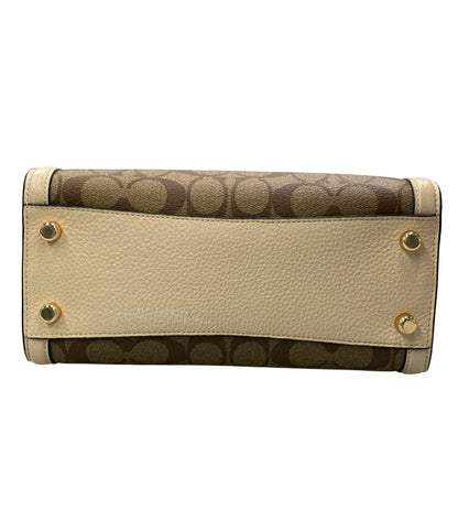 COACH ハンドバッグ ショルダーバッグ 2WAY PVC レザー シグネチャー CC142 レディース コーチ