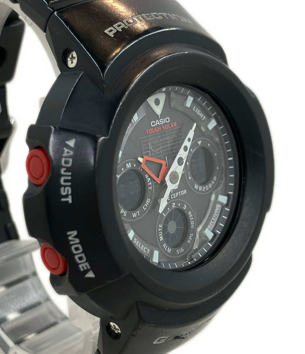CASIO 腕時計 G-SHOCK ソーラー ブラック AWG-500J レディース メンズ カシオ