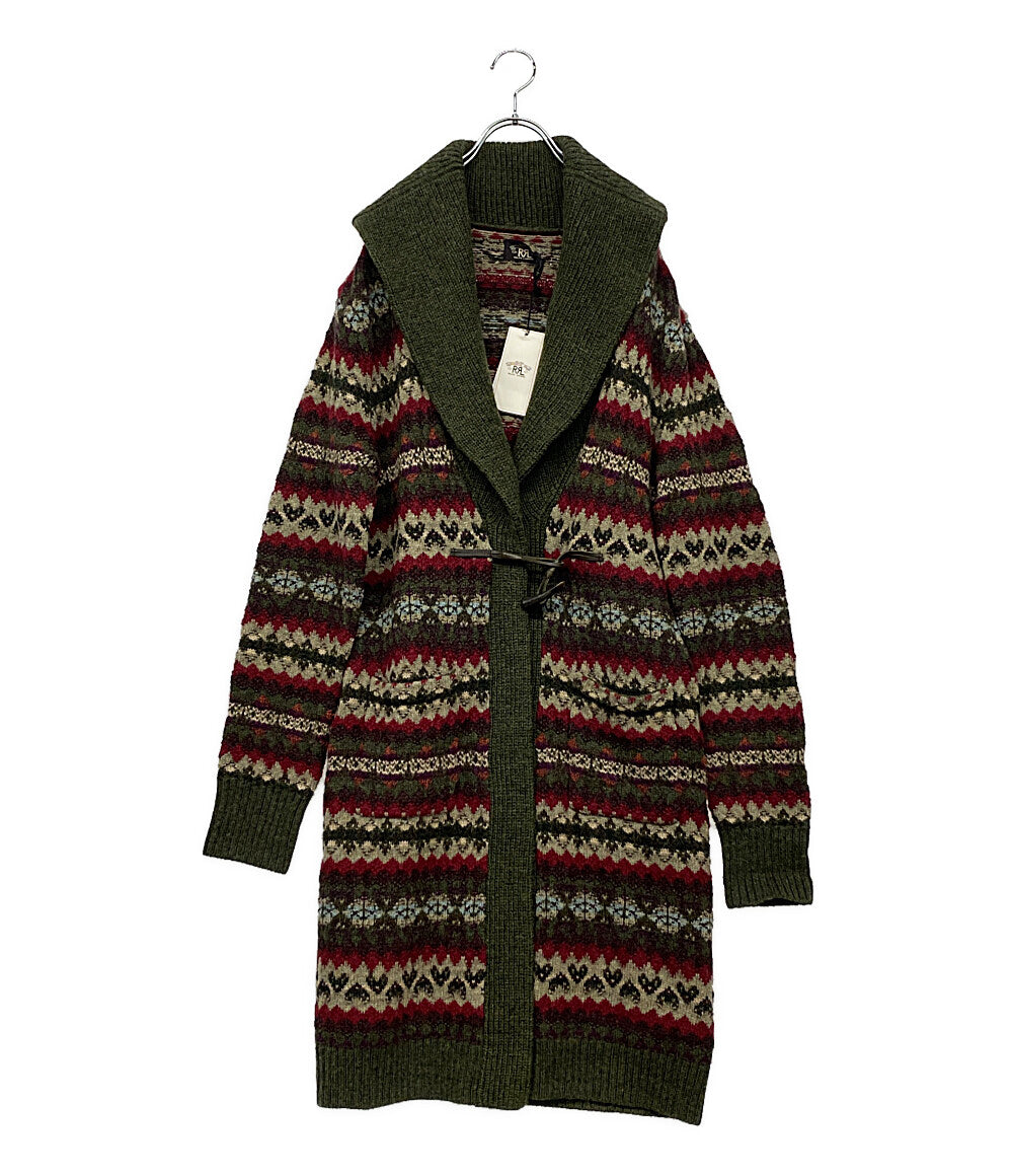 ダブル アール エル ラルフ ローレン ロングニットコート レディース SIZE 4 RRL RALPH LAUREN