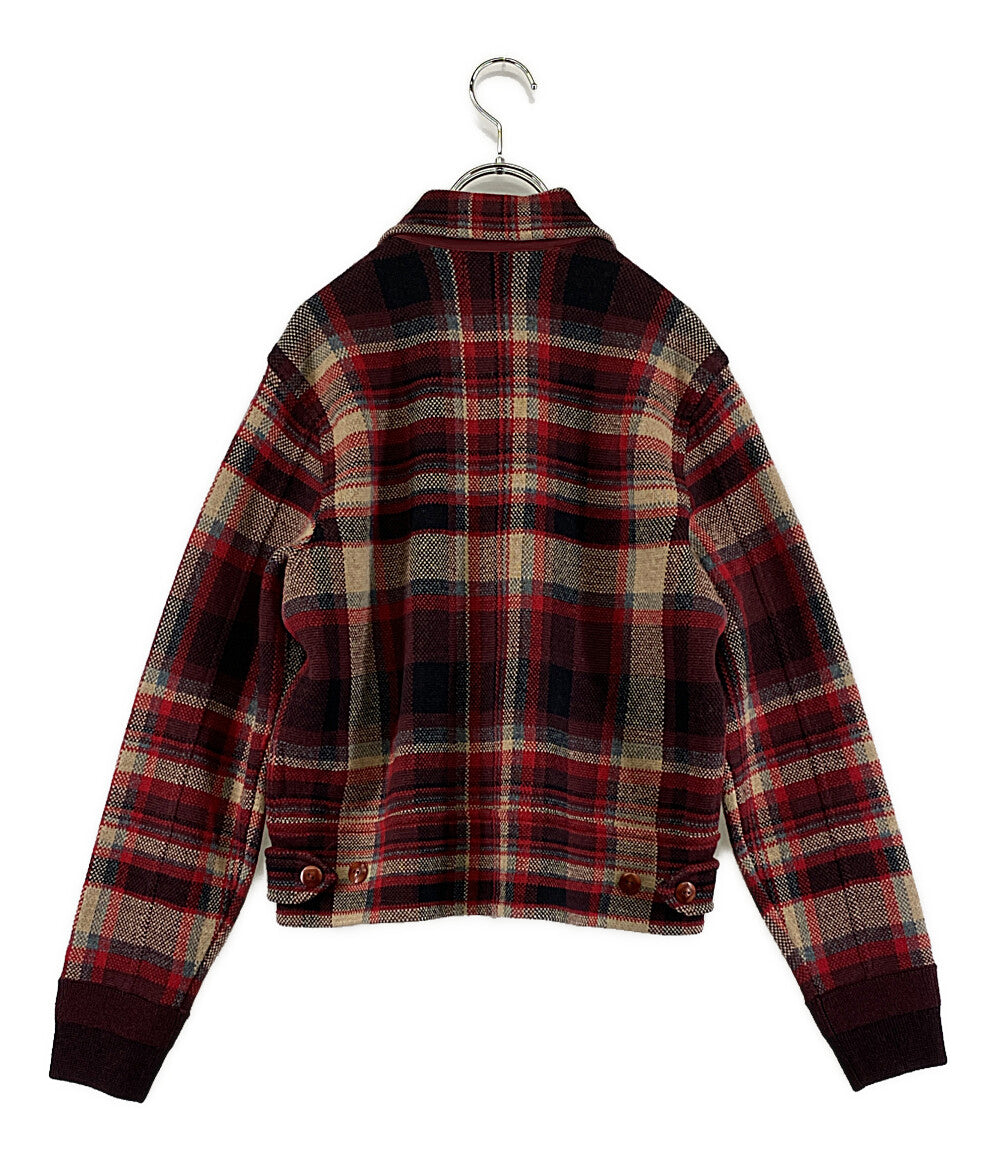 美品 RRL RALPH LAUREN ダブル アール エル ラルフ ローレン ブルゾン ウール レッド レディース SIZE 2