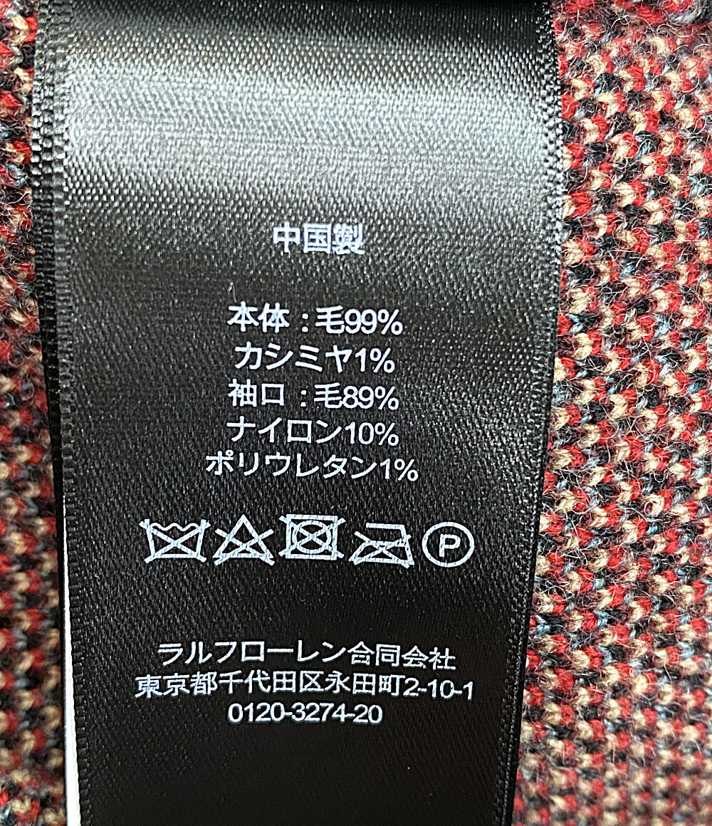 美品 RRL RALPH LAUREN ダブル アール エル ラルフ ローレン ブルゾン ウール レッド レディース SIZE 2