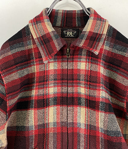 美品 RRL RALPH LAUREN ダブル アール エル ラルフ ローレン ブルゾン ウール レッド レディース SIZE 2