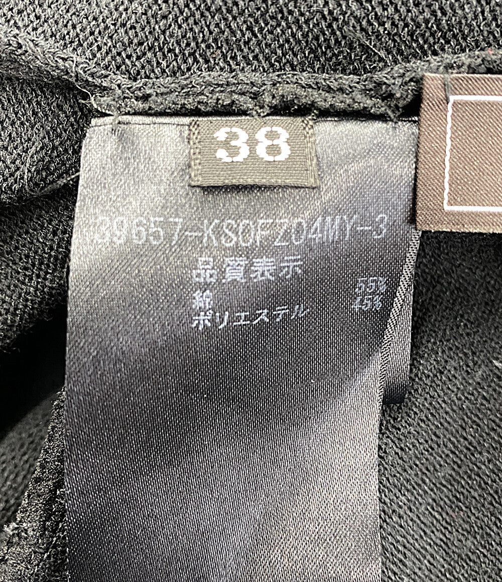 フォクシー  ノースリーブワンピース ニット ブラック 39657      レディース SIZE 38  foxey