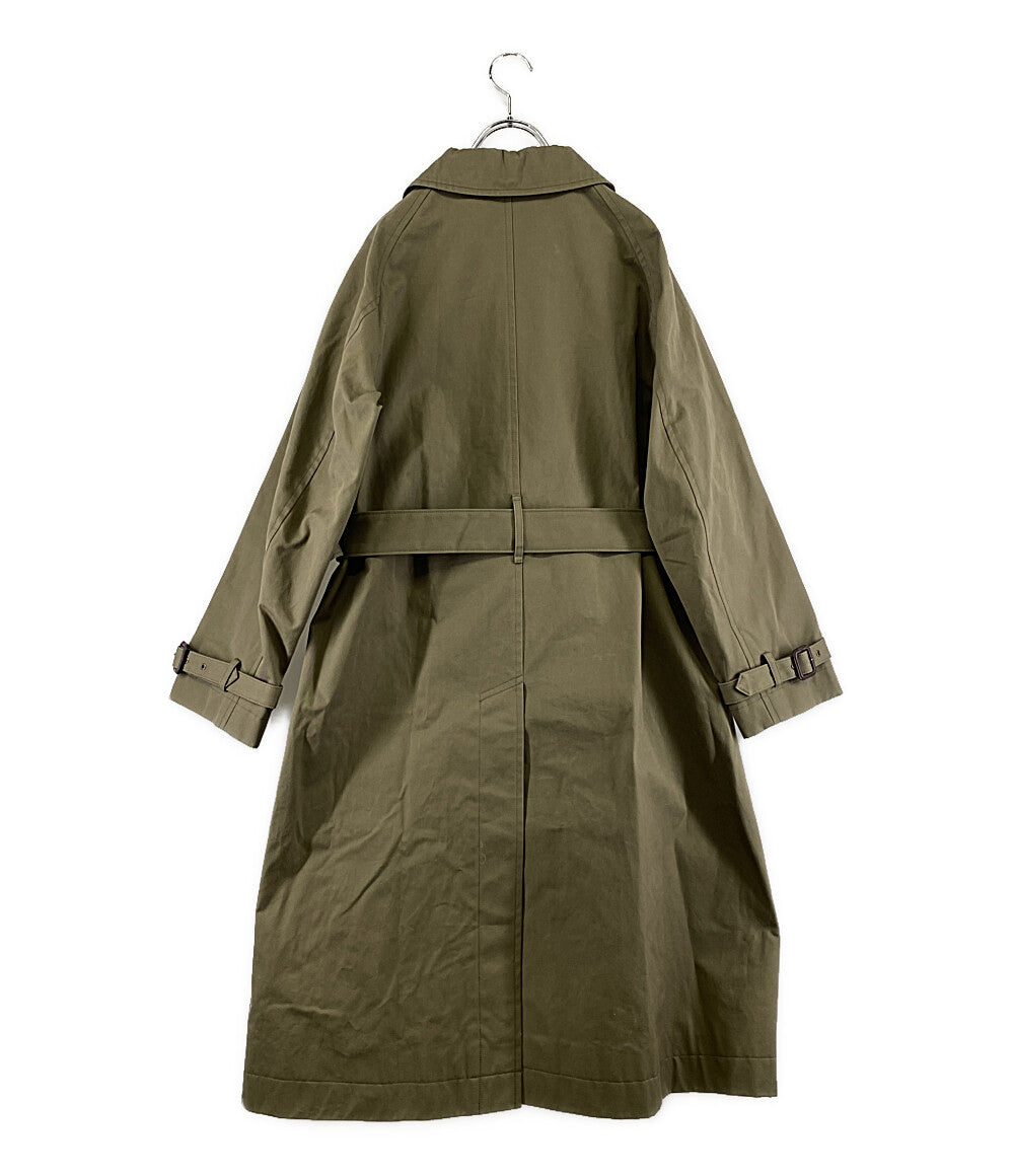 美品 Nigel Cabourn トレンチコート 8045-08-00001 カーキ レディース SIZE 8 ナイジェルケーボン