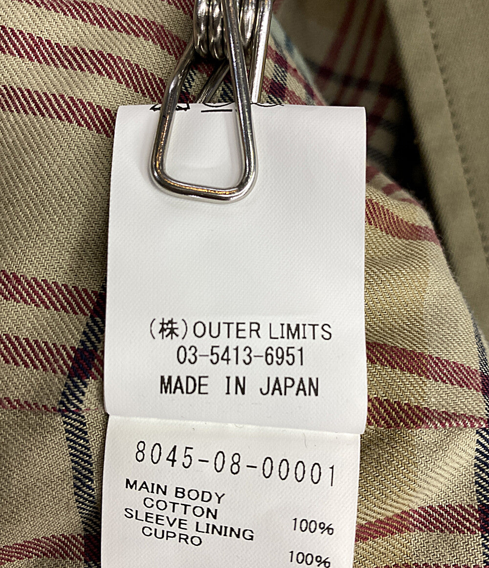 美品 Nigel Cabourn トレンチコート 8045-08-00001 カーキ レディース SIZE 8 ナイジェルケーボン