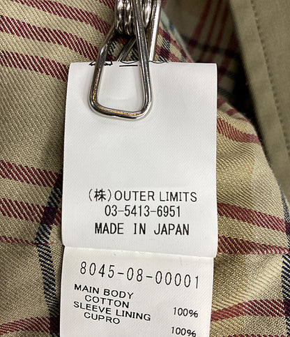 美品 Nigel Cabourn トレンチコート 8045-08-00001 カーキ レディース SIZE 8 ナイジェルケーボン