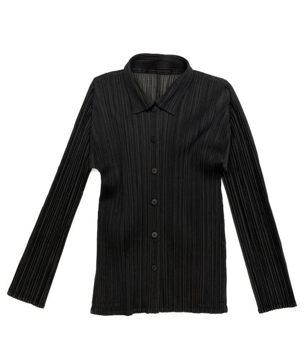 プリーツプリーズ カーディガン ブラック PP41-JJ104 レディース SIZE 3 PLEATS PLEASE