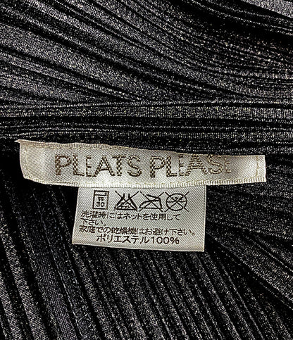 プリーツプリーズ カーディガン ブラック PP41-JJ104 レディース SIZE 3 PLEATS PLEASE