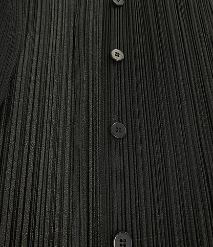 プリーツプリーズ カーディガン ブラック PP41-JJ104 レディース SIZE 3 PLEATS PLEASE