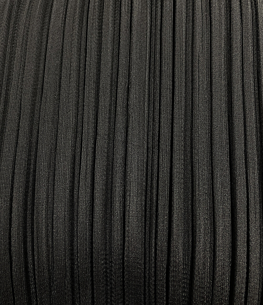 プリーツプリーズ スカート ブラック PP33-JG674 ドローコード レディース SIZE 1 PLEATS PLEASE