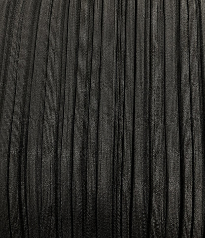 プリーツプリーズ スカート ブラック PP33-JG674 ドローコード レディース SIZE 1 PLEATS PLEASE