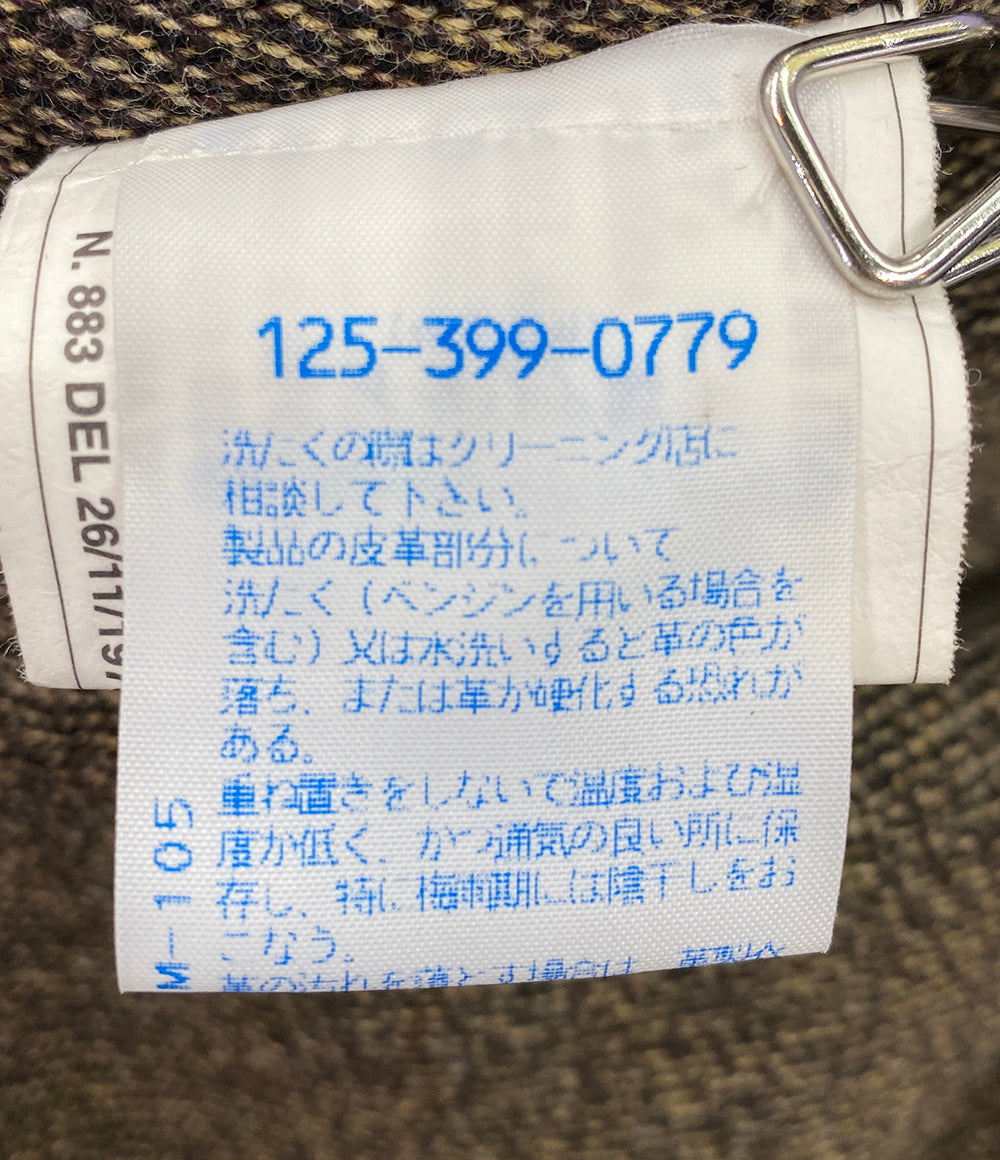 サルフラ レザーコート シングル ブラウン メンズ SIZE 50 SALFRA