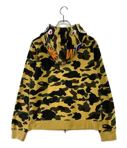 アベイシングエイプ  スウェットパーカー フルジップ 総柄      レディース SIZE S  A BATHING APE