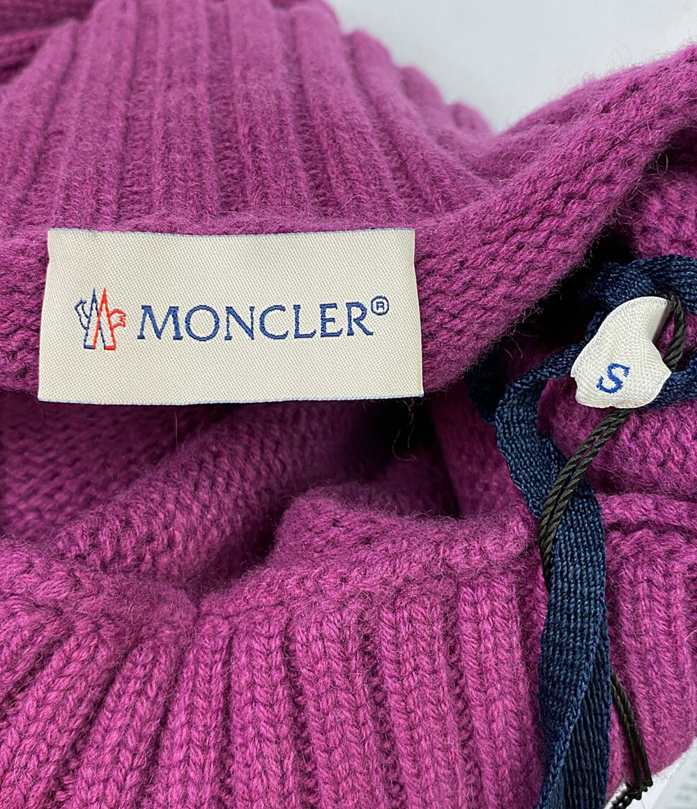 モンクレール  タートルネックニット パープル カシミヤ混      レディース SIZE S  MONCLER