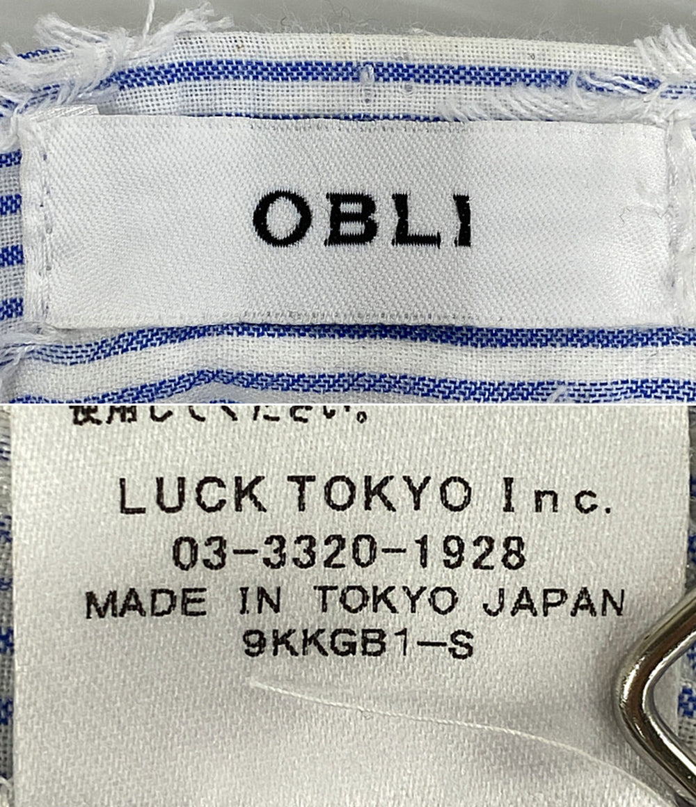 OBLI オブリ スカート ストライプ フリンジ レディース SIZE S