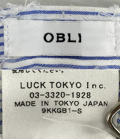 OBLI オブリ スカート ストライプ フリンジ レディース SIZE S