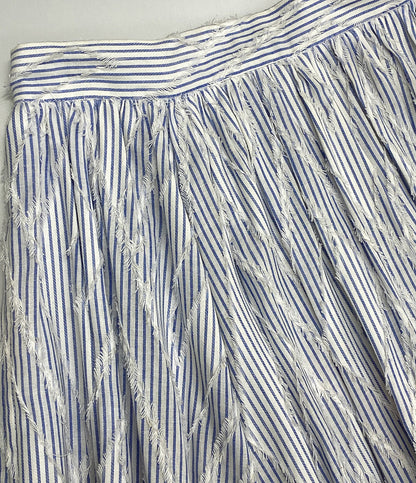OBLI オブリ スカート ストライプ フリンジ レディース SIZE S