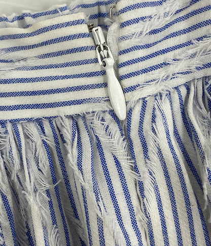 OBLI オブリ スカート ストライプ フリンジ レディース SIZE S