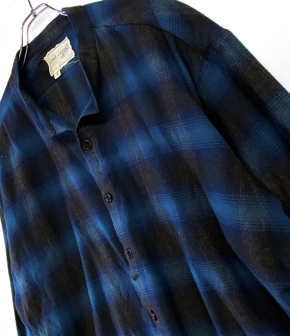 グレッグローレン  長袖シャツ チェック       メンズ SIZE 3  GREG LAUREN