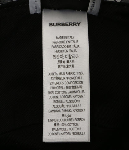 バーバリー  ハット 総柄 グレー       レディース SIZE S  BURBERRY