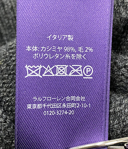 ラルフローレンパープルレーベル 美品 ニット 290889881001 チャコール      レディース SIZE M  RALPH LAUREN パープルレーベル