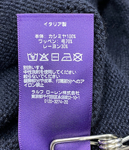 ラルフローレンパープルレーベル  ニット 290732712002 ハイネック ネイビー      レディース SIZE XS  RALPH LAUREN パープルレーベル