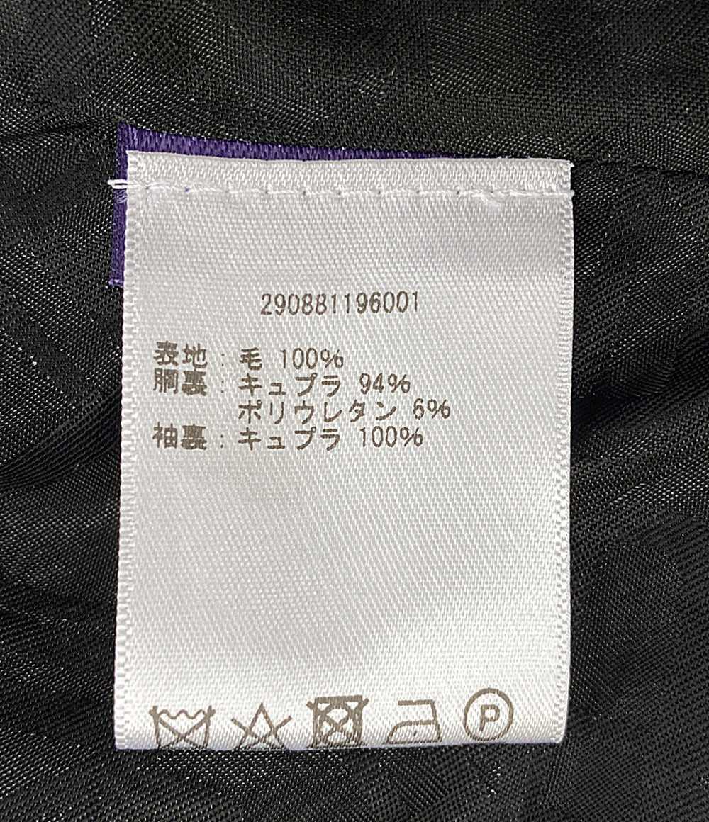 RALPH LAUREN パープルレーベル テーラードジャケット 290881196001 ハンドトゥース グレー チェック レディース SIZE 4 ラルフローレンパープルレーベル