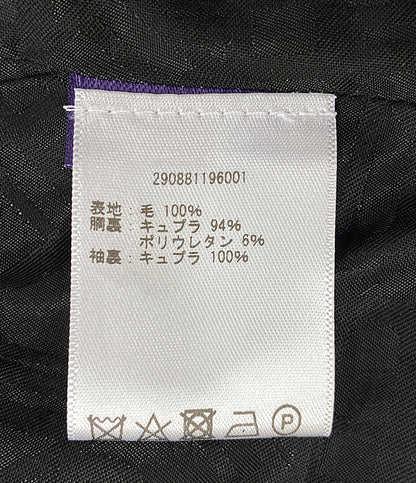 RALPH LAUREN パープルレーベル テーラードジャケット 290881196001 ハンドトゥース グレー チェック レディース SIZE 4 ラルフローレンパープルレーベル