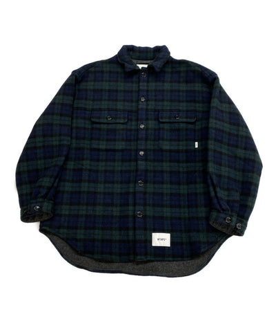 ダブルタップス  ジャケット 22WDT-JKM02 チェック ネイビー グリーン カバーオール      メンズ SIZE 4  WTAPS