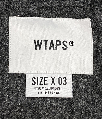 ダブルタップス  ジャケット 22WDT-JKM02 チェック ネイビー グリーン カバーオール      メンズ SIZE 4  WTAPS