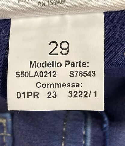 メゾンマルジェラ  パンツ ブルー カットデザインモールスキン      メンズ SIZE 29  Maison Margiela