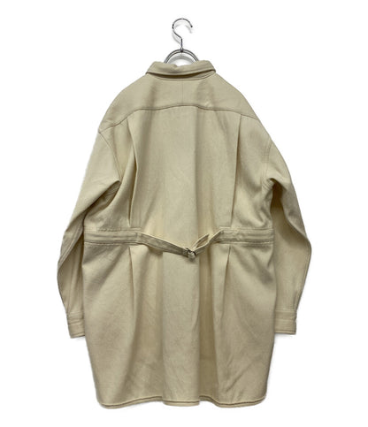 NIGEL CABOURN シャツジャケット WOMAN 8043-08-53005 BIG CPO ホワイト レディース SIZE 10 ナイジェルケーボン