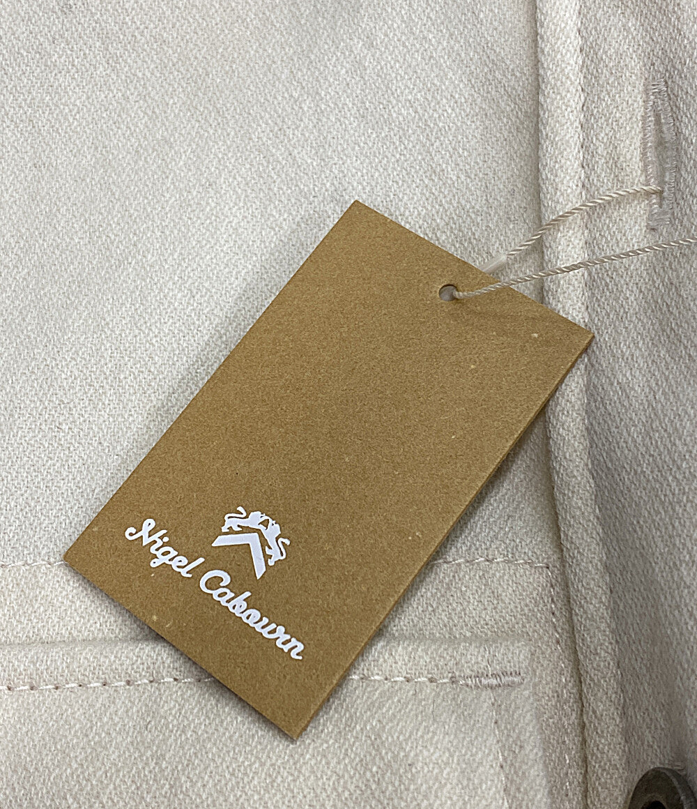 NIGEL CABOURN シャツジャケット WOMAN 8043-08-53005 BIG CPO ホワイト レディース SIZE 10 ナイジェルケーボン