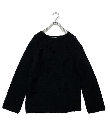 BLACK COMME des GARCONS ニット 1L-N003 ブラック レディース SIZE XS ブラックコムデギャルソン