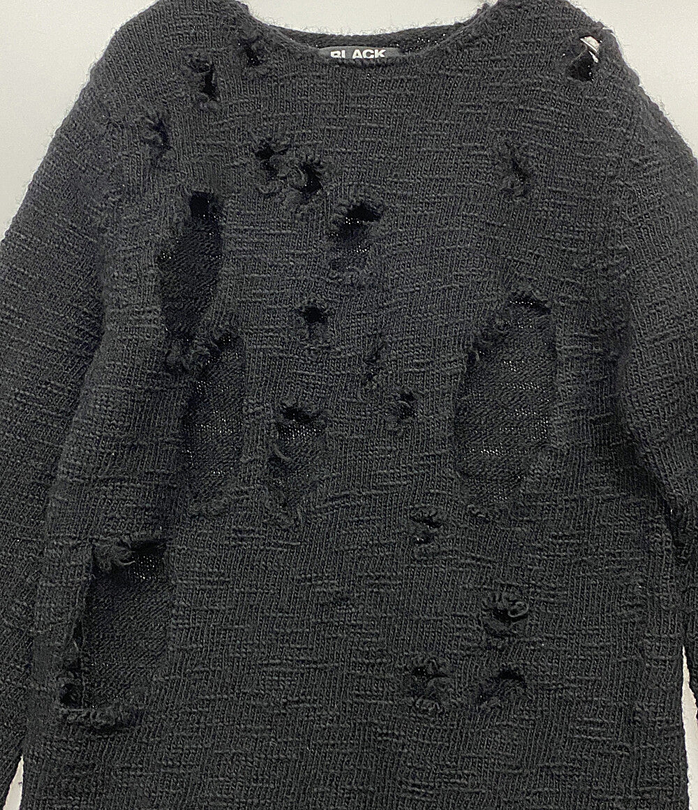 BLACK COMME des GARCONS ニット 1L-N003 ブラック レディース SIZE XS ブラックコムデギャルソン