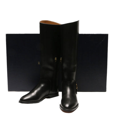 ラルフローレン  ロングブーツ ブラック パープルレーベル      レディース SIZE 36  RALPH LAUREN