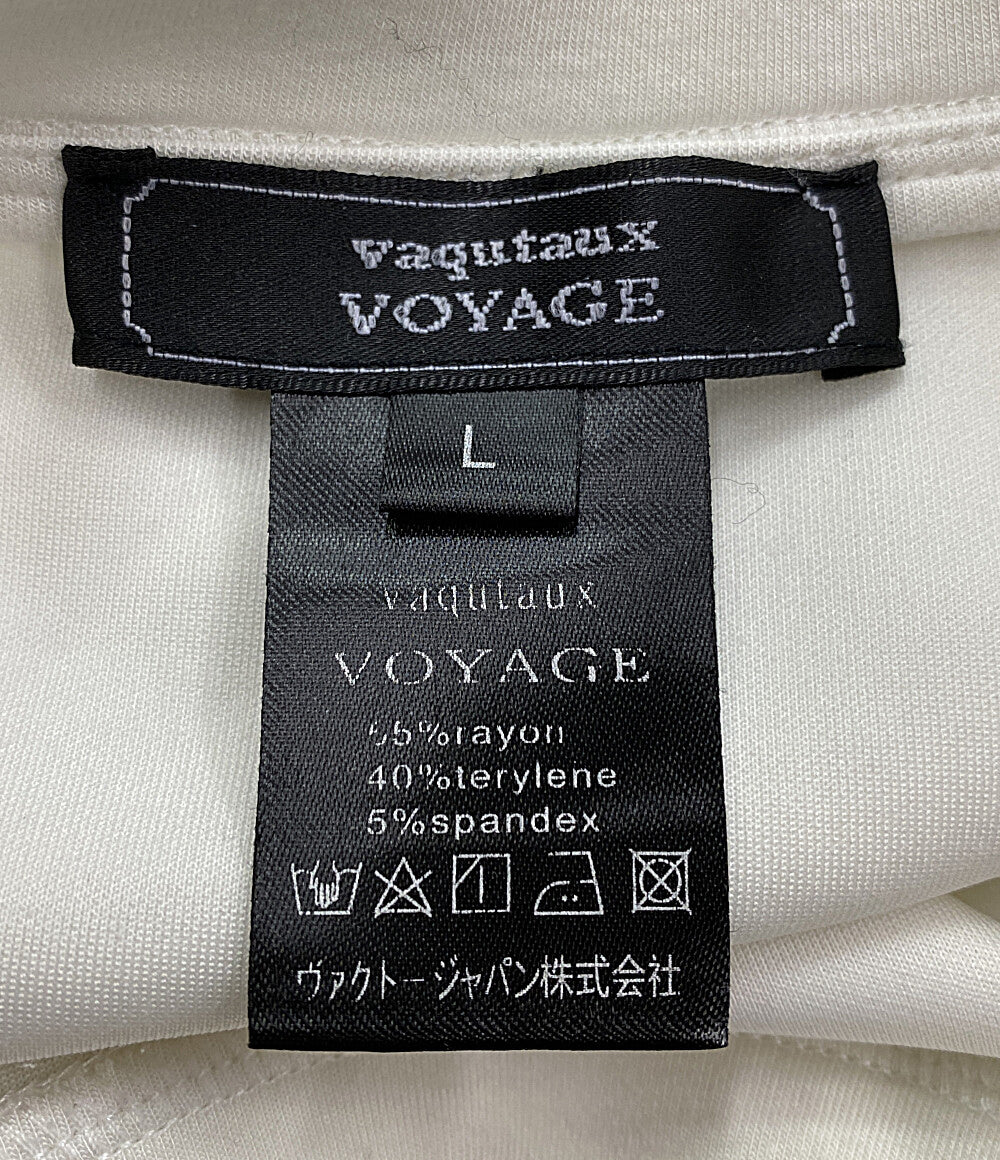 ヴァクトーヴォヤージュ カットソー ホワイト レディース SIZE L vaqutaux VOYAGE – rehello by BOOKOFF