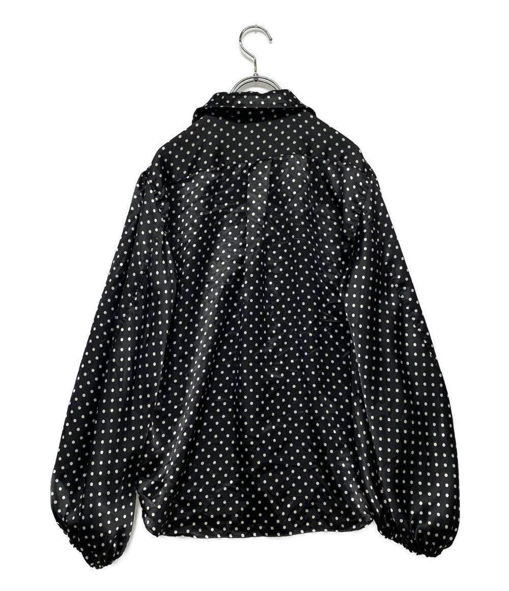 コムデギャルソン  ブラウス サテン ドッド 1K-B019      レディース SIZE XS  COMME des GARCONS